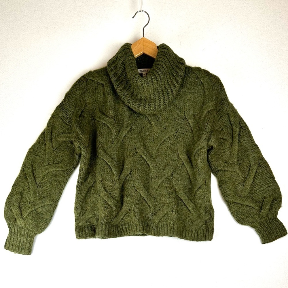 Madewell Somervell Modern Turtleneck Cable Sweater